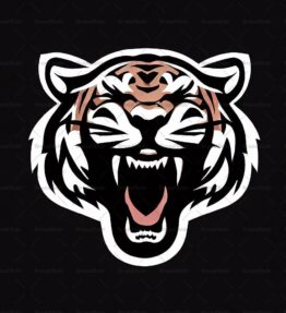 Brüllender Tiger